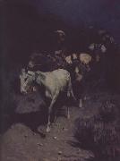 Frederic Remington The Bell Mare (mk43) oil painting